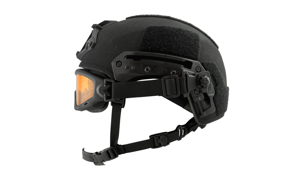 Wiley X NERVE — SPEAR/NERVE RAS - ARC Rail - Black, Rail Attachment System by Wiley X - Tactical Goggles