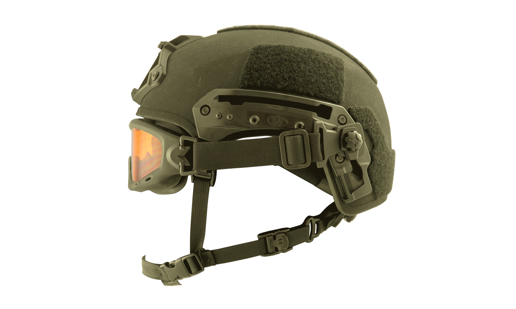 Wiley X SPEAR — SPEAR/NERVE RAS - Team Wendy Exfil Helmet - Tan, Rail Attachment System by Wiley X - Tactical Goggles