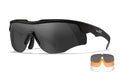 Wiley X WX ROGUE COMM. — Grey + Clear + Light Rust, Matte Black by Wiley X - Tactical Eyewear - Changeable