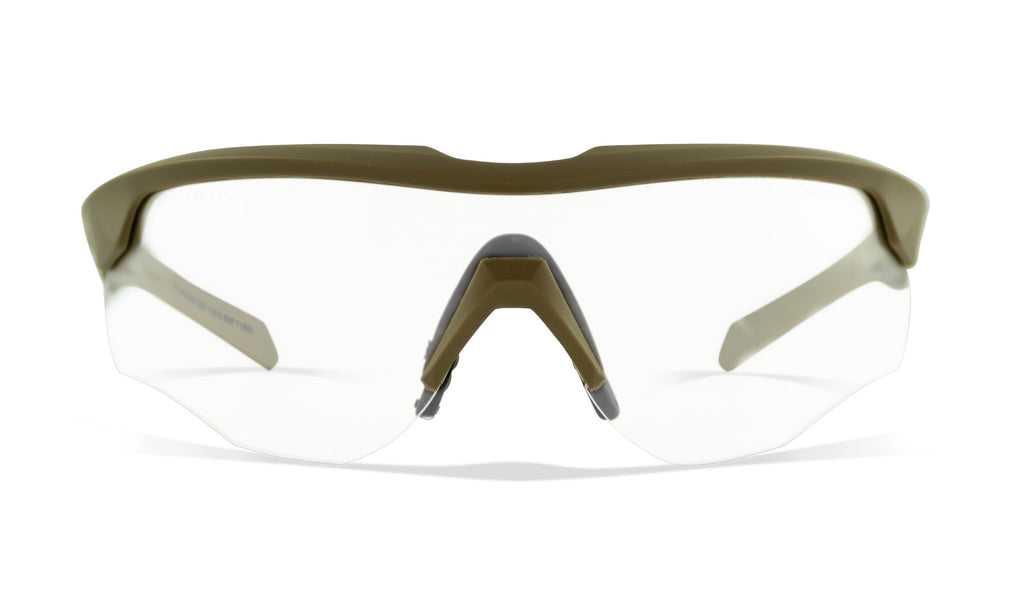 Wiley X WX ROGUE COMM. — Grey + Clear + Light Rust, Matte Tan by Wiley X - Tactical Eyewear - Changeable