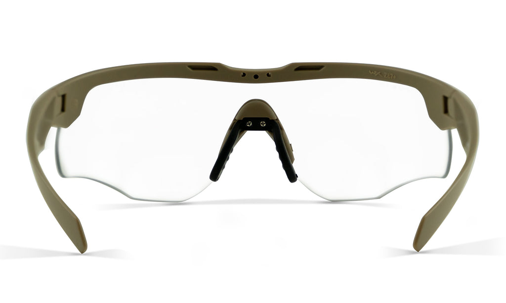 Wiley X WX ROGUE COMM. — Grey + Clear + Light Rust, Matte Tan by Wiley X - Tactical Eyewear - Changeable