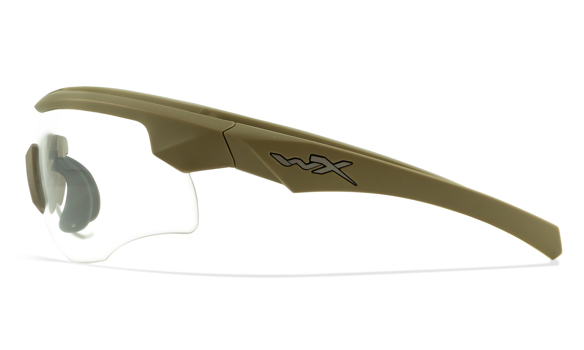 Wiley X WX ROGUE COMM. — Grey + Clear + Light Rust, Matte Tan by Wiley X - Tactical Eyewear - Changeable
