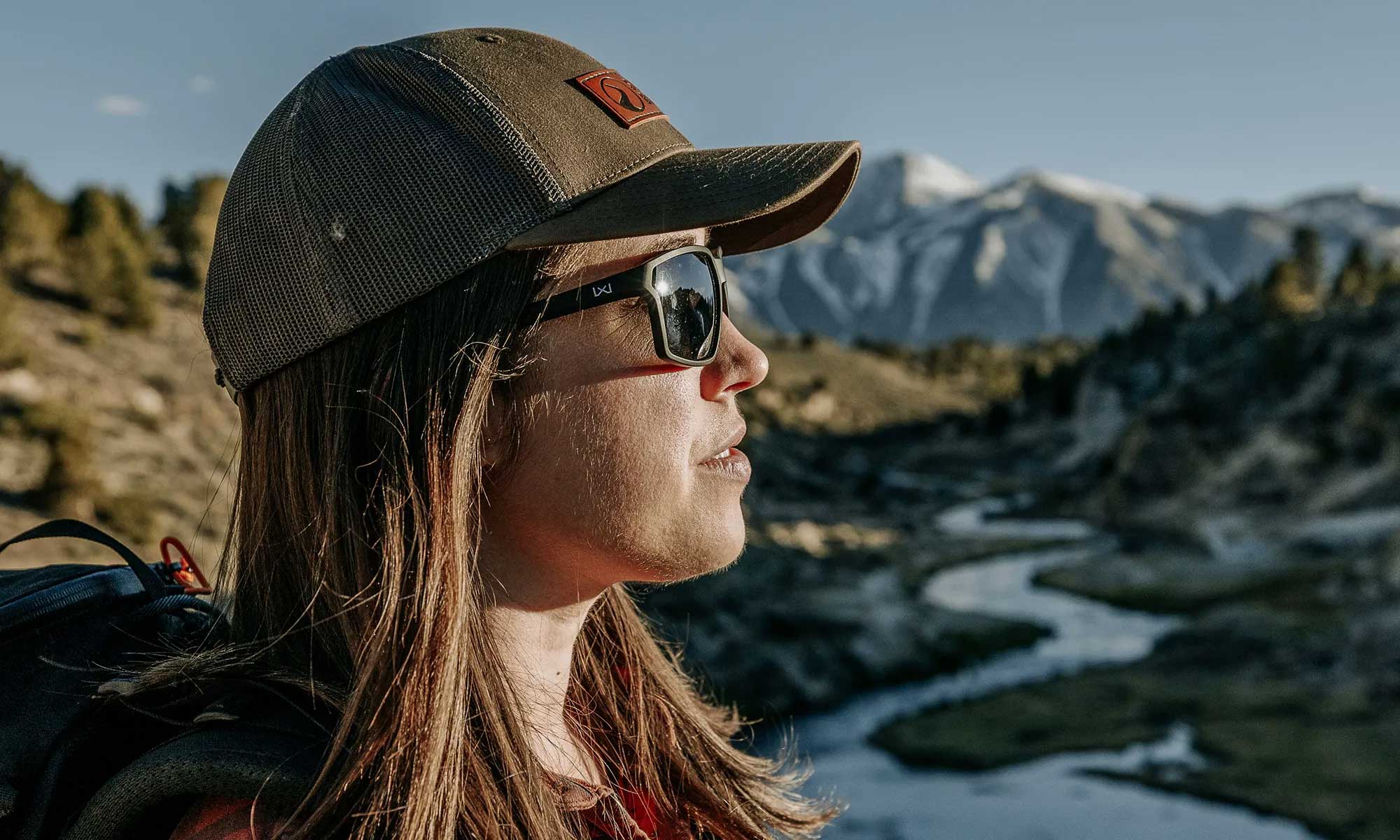 Wiley X WX SIERRA — Captivate Polarized - Black Mirror - Grau, Matt Schwarz