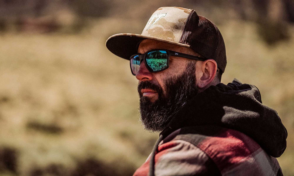 Wiley X WX SIERRA — Captivate Polarized - Blue Mirror -  Grey, Matte Black