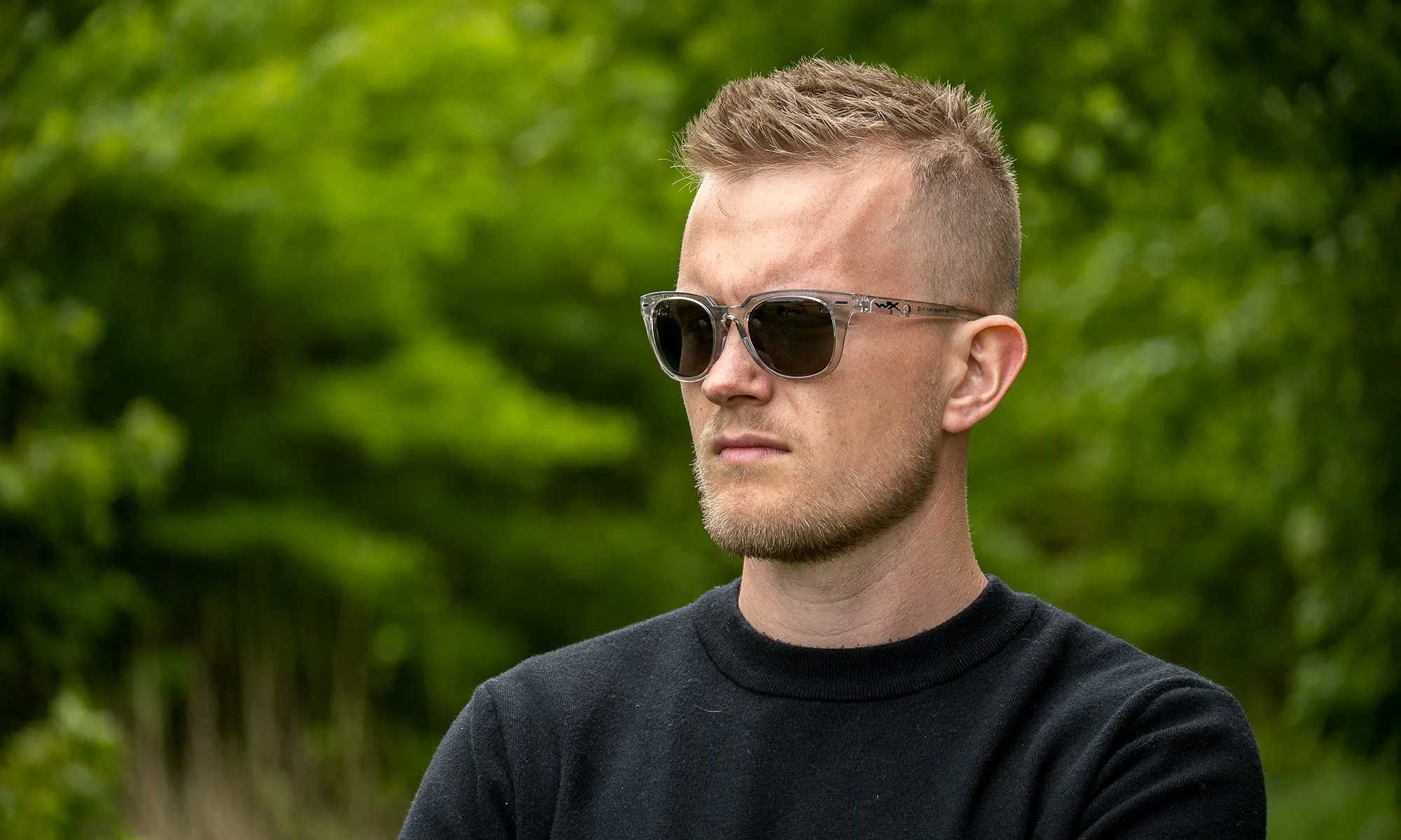 Wiley X WX ULTRA — Captivate Polarized -  Grey, Gloss Crystal Light Grey