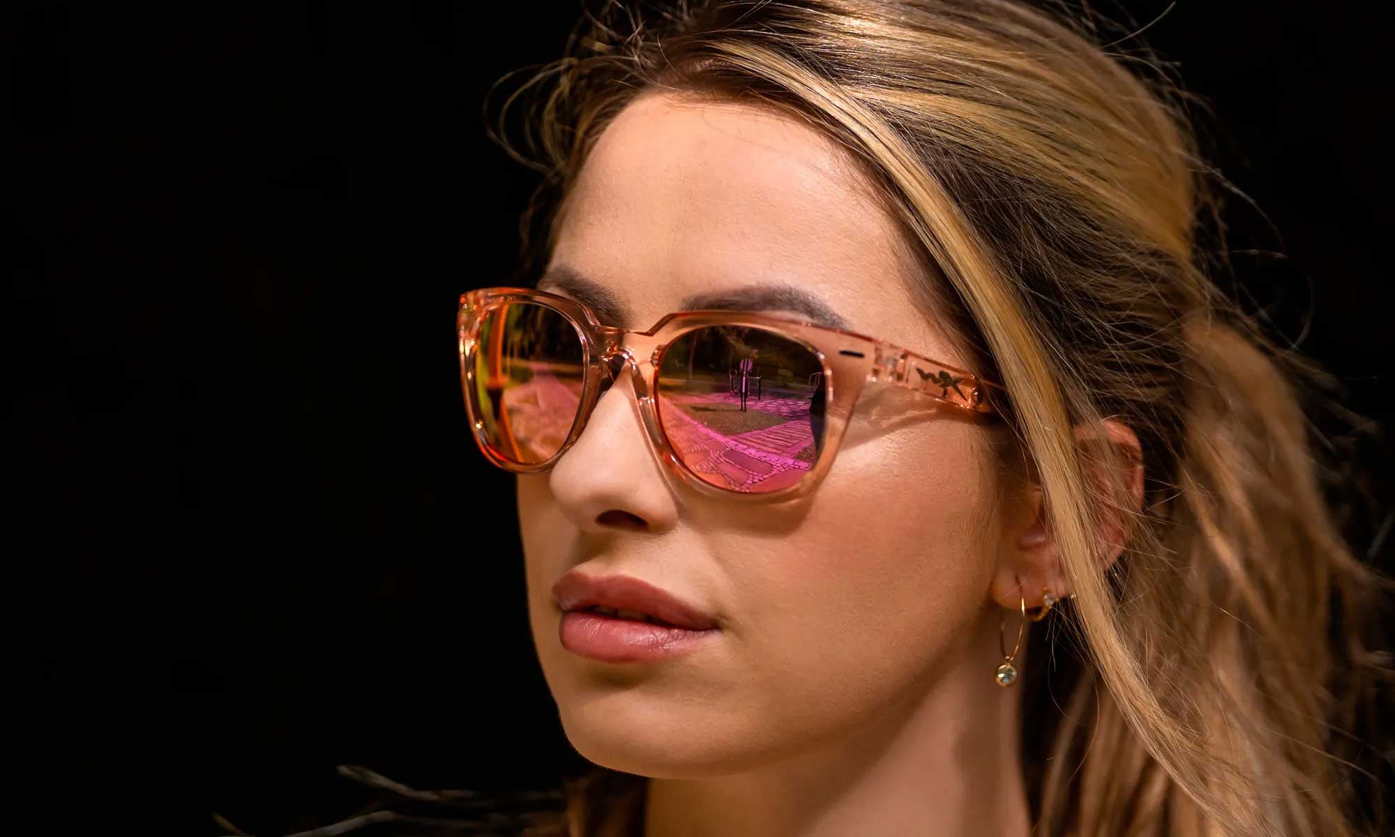 Wiley X WX ULTRA — Captivate Polarized - Rose Gold Mirror -  Green, Gloss Crystal Blush