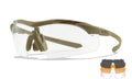 Wiley X WX VAPOR COMM. — Grey + Clear + Light Rust, Matte Tan