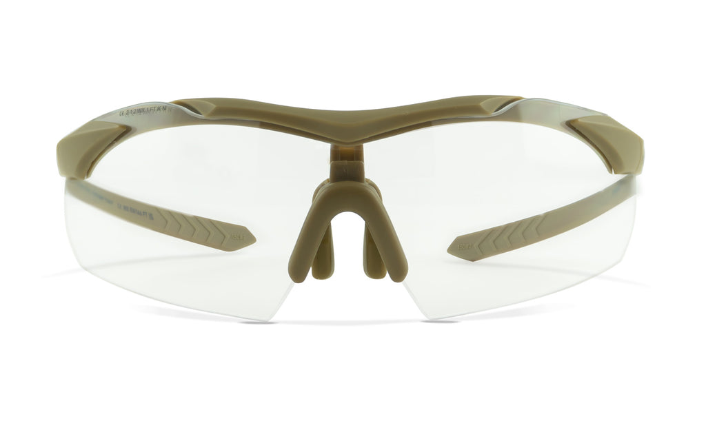 Wiley X WX VAPOR COMM. — Grey + Clear + Light Rust, Matte Tan by Wiley X - Tactical Eyewear - Changeable