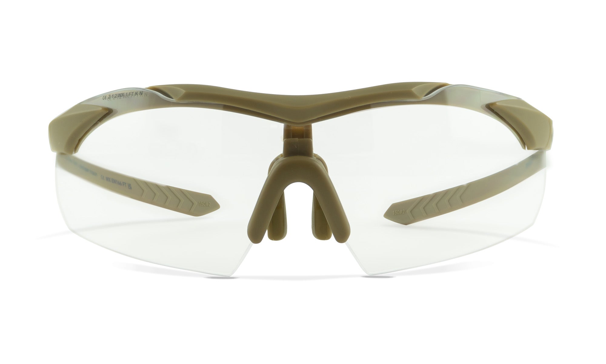 Wiley X WX VAPOR COMM. — Grey + Clear + Light Rust, Matte Tan by Wiley X - Tactical Eyewear - Changeable