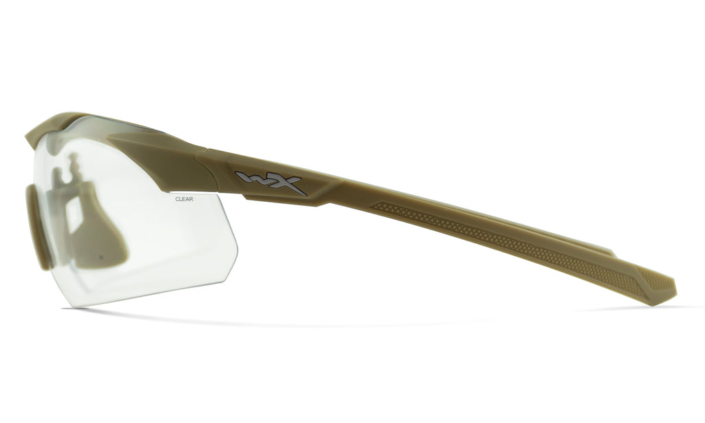 Wiley X WX VAPOR COMM. — Grey + Clear + Light Rust, Matte Tan by Wiley X - Tactical Eyewear - Changeable